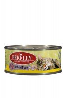 Консервы Berkley №9 для взрослых кошек (кролик), 100 г