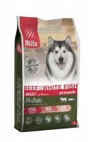 Blitz Holistic Adult Dog All Breeds Beef & White Fish (Grain Free)