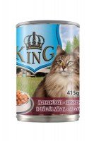 King Cat Beef консервированный корм для кошек с говядиной