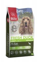 Blitz Holistic Adult Dog All Breeds Fresh Duck (Low Grain)