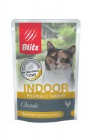 Blitz Classic Indoor Adult Cat (Курица с тыквой), 85 г.