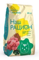 Наш рацион для кошек с индейкой