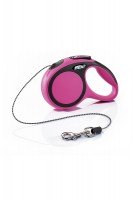 Рулетка-поводок Flexi New Comfort XS, трос, 3м 8кг