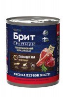 Brit Premium by Nature для собак (говядина и рис), 850 г