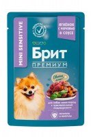 Brit Premium пауч для собак мини-пород (ягненок и морковь в соусе), 85 г