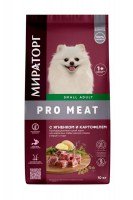Мираторг Pro Meat для взрослых собак мелких пород (ягненок и картофель)