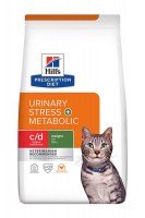 Hill's Prescription Diet Metabolic + Urinary Stress Feline с курицей