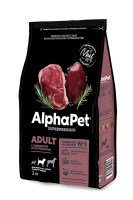 AlphaPet Superpremium Dog Medium Adult (Говядина, потрошка)