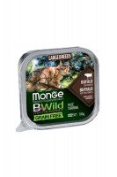 Консервы Monge Cat BWild Kitten Bufalo/Veg (с буйволом и овощами), 100 г.