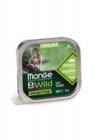 Консервы MONGE CAT BWILD Sterilised Boar/Veg (с кабаном и овощами), 100 г.