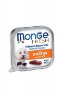 Консервы Monge Dog Fresh Duck Pate с уткой, 100 г.