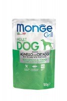 Monge Пауч Grill Adult Dog (Ягненок с овощами)