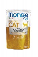 Консервы Monge Cat Grill Pouch Sterilised Galletto (с птицей), 85г.