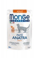 Консервы Monge Cat Mono Paté Duck (с уткой), 85 г. 