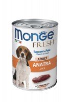 Консервы Monge Fresh Adult Duck с уткой, 400 г.