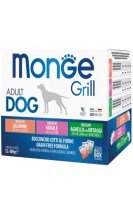 Monge Dog Grill MultiBox Salmon&Pork&Lamb with Veg, 1200 г.