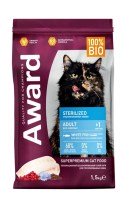 Award Cat Sterilized (белая рыба)