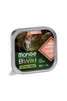 Консервы Monge Cat BWild Salmon/Veg (с лососем и овощами), 100 г.