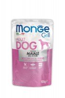 Консервы Monge Grill Pouch Adult Pork со свининой, 100 г.