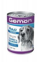 Консервы Gemon Dog Medium Adult Tuna/Salmon с тунцом и лососем, 415 г. 