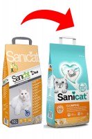 Наполнитель SANICAT CLUMPING Vanilla-Mandarin  комкующийся