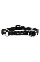Ошейник полуудавка Amiplay Reflective XL 40-60 [b] x 2,5cm