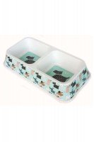 For Friends Миска бамбуковая, двойная, 2х0,33 л