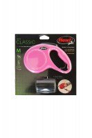 Комплект Рулетка Flexi New Classic M, трос, 5м 20кг + Multi Box
