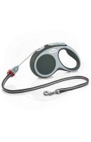 Рулетка-поводок Flexi Vario S, трос, 5м 12кг