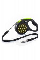 Рулетка-поводок Flexi DESIGN M,Cord трос, 5м 25кг