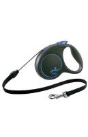 Рулетка-поводок Flexi Black Design XS, трос, 3м 8кг