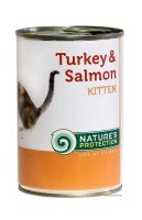 Natures Protection Kitten (индейка и лосось), 400 г.