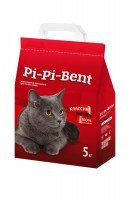 Pi-Pi-Bent Классик комкующийся наполнитель, 5 кг.