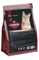 Landor Cat Sensitive Adult (индейка и утка)