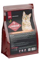 Landor Cat Hair & Skin Adult (индейка и лосось)