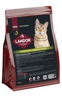 Landor Cat Indoor Adult (индейка и ягненок)