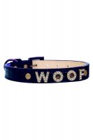 LOLO Pets Ошейник „WOOF” - темно-розовый, размер L