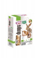 Lolo Pets Дропсы для грызунов с орехом, 75 г.
