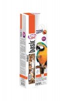 Lolo Pets Smakers XXL с орехами и фруктами для крупных попугаев