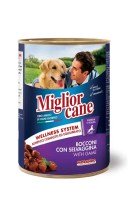 Консервы Miglior cane Кусочки с дичью в соусе, 405 г.