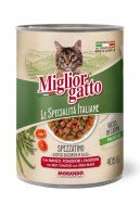 Консервы Miglior gatto Le Specialità Italiane (Говядина, помидор и фасоль в соусе) 405гр