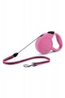 Рулетка-поводок Flexi Standart M, трос, 5м 20кг