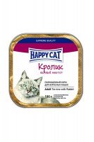 Паштет Happy Cat Adult (Кролик кусочками)