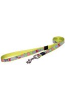 Удлиненный поводок Rogz Lapz Trendy Lijn Lang Multi Bones, 1,8 м
