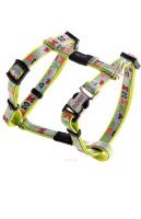  Шлейка Rogz Lapz Trendy Tuigje Multi Bones