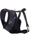 Шлейка-манишка Rogz  Lapz Trendy Wrapz Black Bones