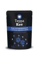 Терра Кот, консервы для взрослых кошек с печенью кролика в желе, 85 г.