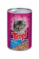 «Tropi» Duo для кошек в соусе с рыбой, 415 г.