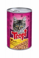 «Tropi» Duo для кошек в соусе с курицей, 415 г.