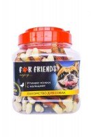 Лакомство For Friends Утиные ножки с кальцием, 500 гр